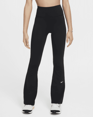 Nike One Girls' Dri-FIT Flared Leggings. Nike.com